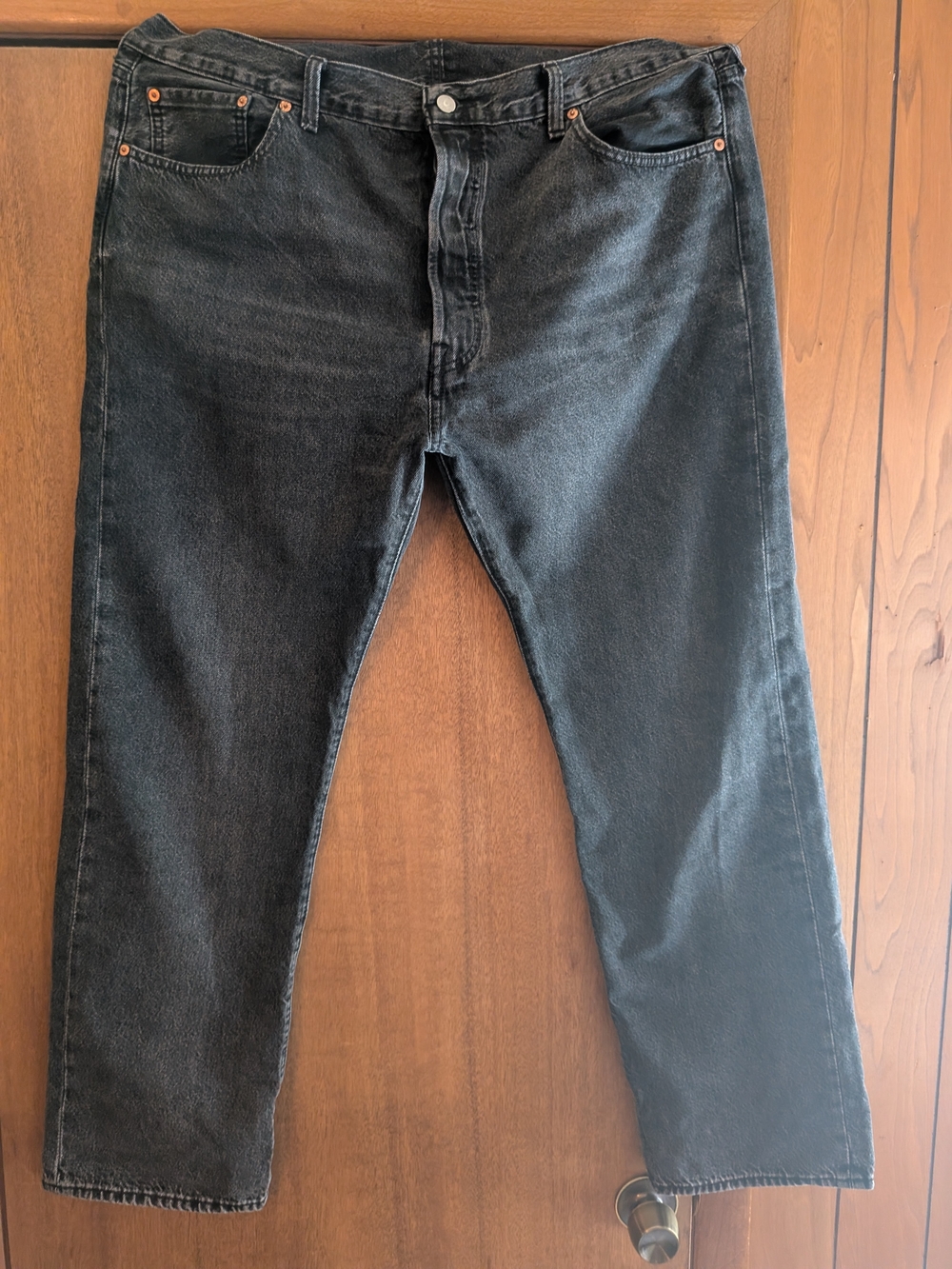 Levi's Black Straight Leg Men's Jeans